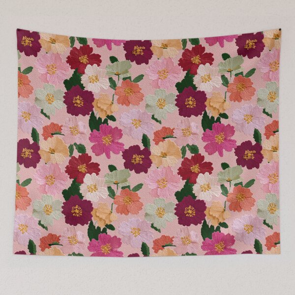 Item preview, Bold Lush Embroidered Flower For Retirement Gift designed and sold by RoyalStarsPatts.