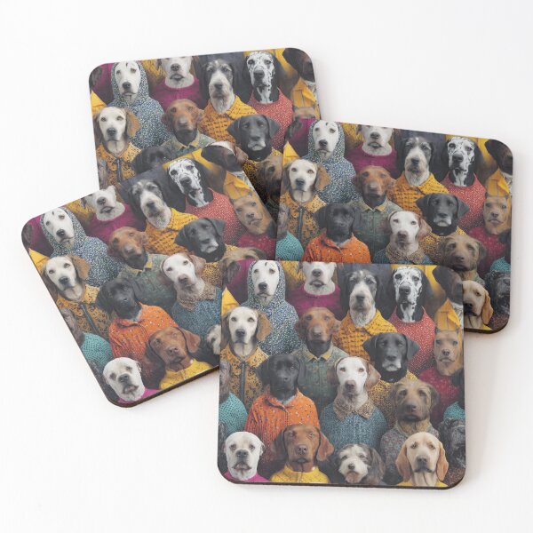 Item preview, Evolved Dog Crowd in Clothes designed and sold by Wall Hues.