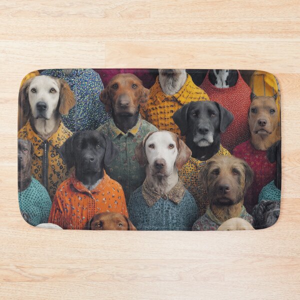 Item preview, Evolved Dog Crowd in Clothes designed and sold by Wall Hues.