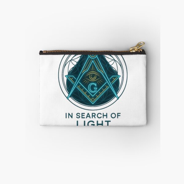 Item preview, Freemason Neon Emblem  In Search of Light designed and sold by historyandmore.