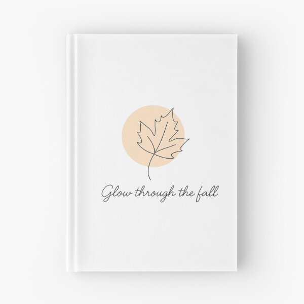 Item preview, Glow Through the Fall – Minimalist One Line Autumn Leaf Design designed and sold by CanvasFox.