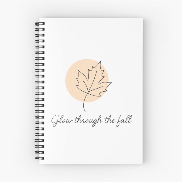 Item preview, Glow Through the Fall – Minimalist One Line Autumn Leaf Design designed and sold by CanvasFox.