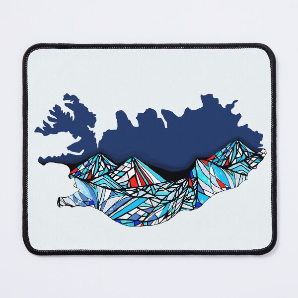 Item preview, Iceland map designed and sold by ZjalDesign.
