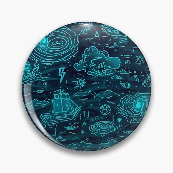 Item preview, Into the Abyss – Bermuda Triangle Pattern designed and sold by kabucino.