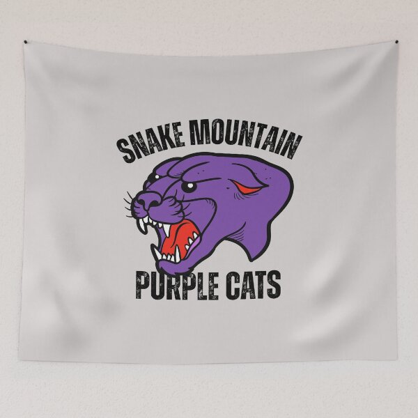 Item preview, Snake Mountain Purple Cats designed and sold by AMERICANCHEEZ.