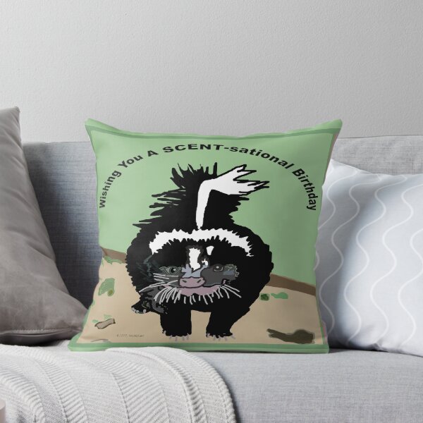 Item preview, A Skunk Wishes Someone a SCENTsational Birthday designed and sold by kristalcurt.