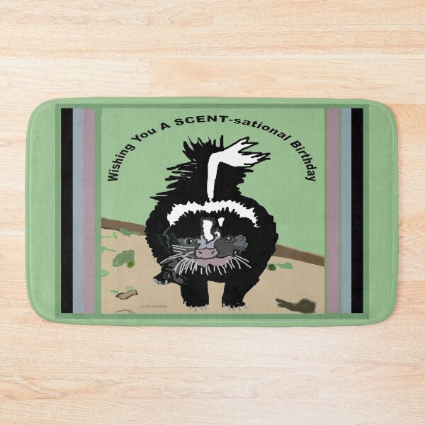 Item preview, A Skunk Wishes Someone a SCENTsational Birthday designed and sold by kristalcurt.