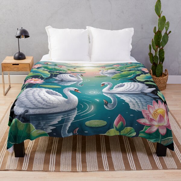 Item preview, a serene lake brimming with vibrant lotus flowers.  designed and sold by Lilashakti ⭐️ ⭐️ ⭐️ ⭐️ ⭐️.