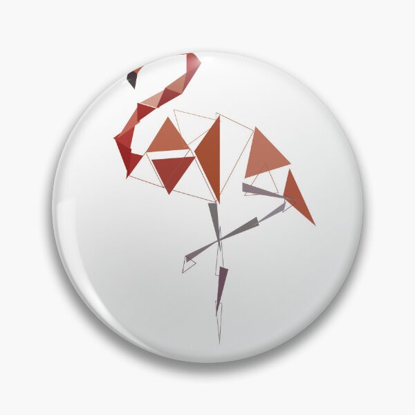 Item preview, Lowpoly Flamingo – Geometric Tropical Art designed and sold by PietroPiva.