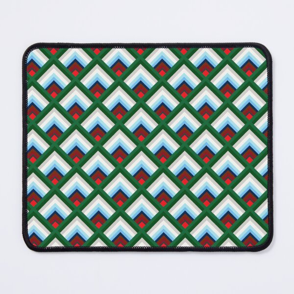 Item preview, Geometric Diamond Seamless Pattern in Green and Blue designed and sold by Bom2Ba.