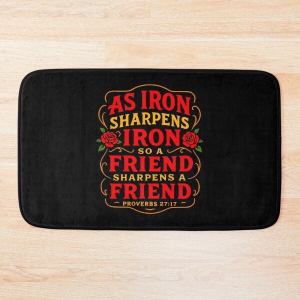 Item preview, Proverbs 27:17 As Iron Sharpens Iron So A Friend Sharpens A Friend designed and sold by plushism.