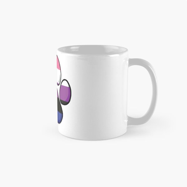 Item preview, pride - genderfuild pawprint  designed and sold by Official Legacy and Dameni Fan Art.