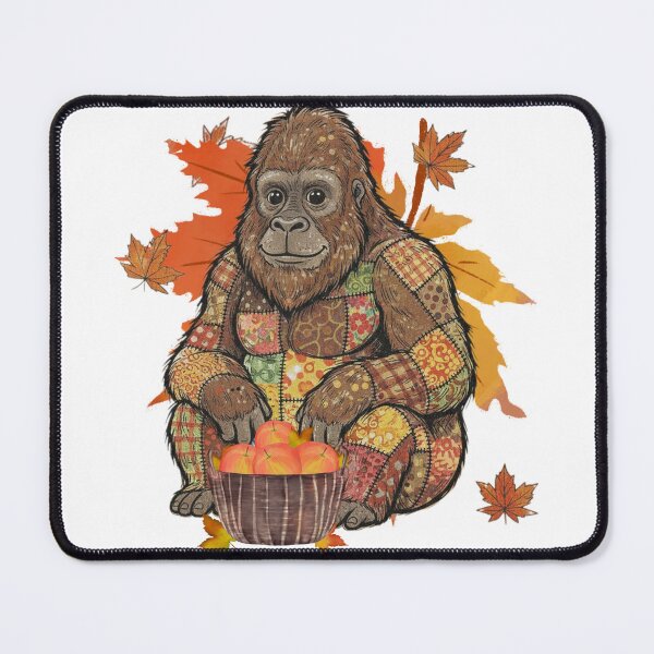 Item preview, Bigfoot Autumn patchwork t shirt designed and sold by TheNyneShop.