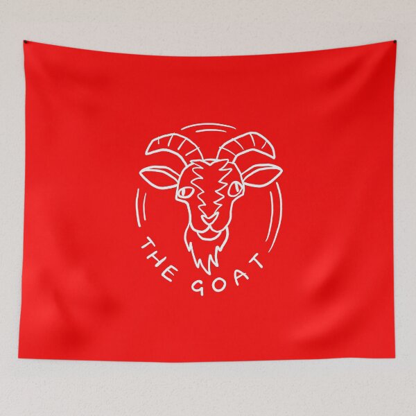 Item preview, The Goat doodle - white designed and sold by PickledjoArt.