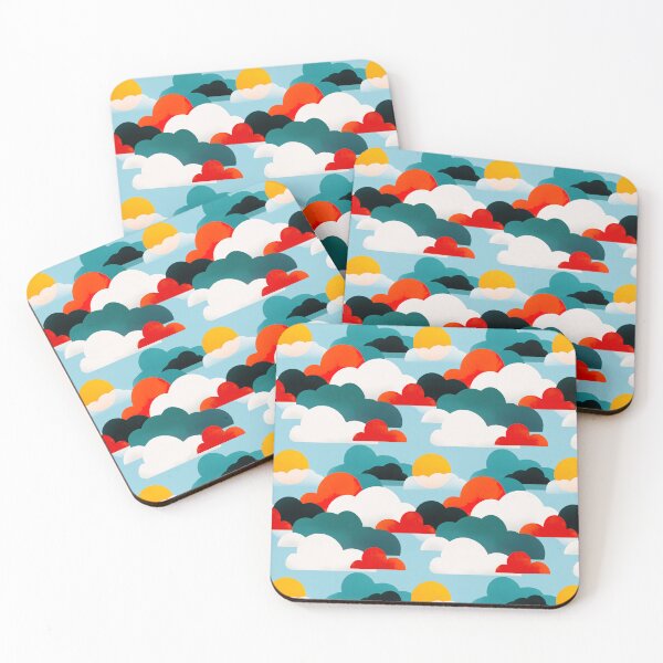 Item preview, Bold Abstract Sky Cloud Pattern designed and sold by Wall Hues.