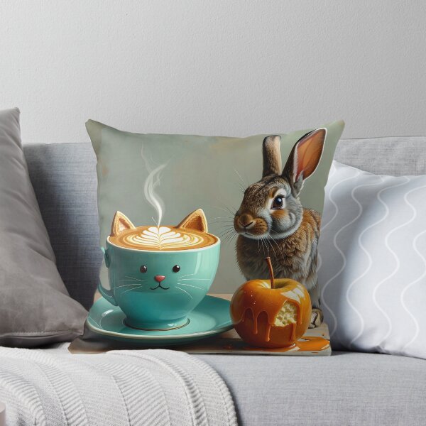 Item preview, Bunny Kitty Coffee designed and sold by bloomingvine.