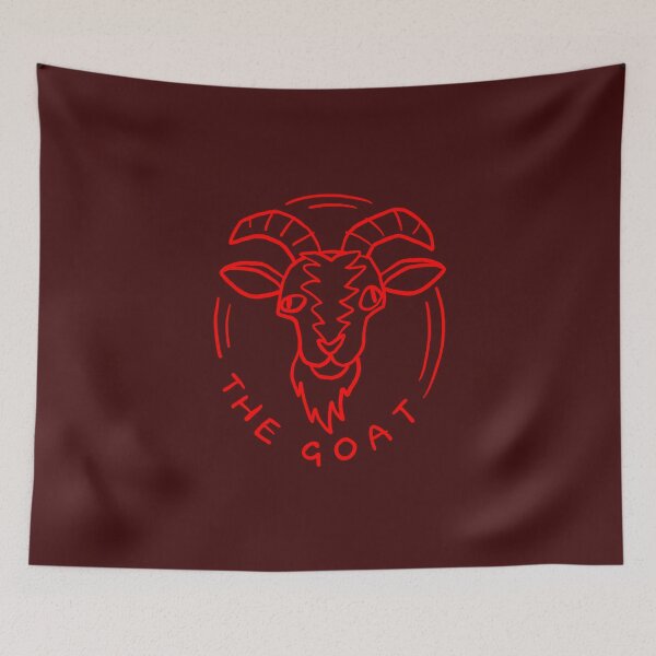 Item preview, The Goat doodle - Red designed and sold by PickledjoArt.