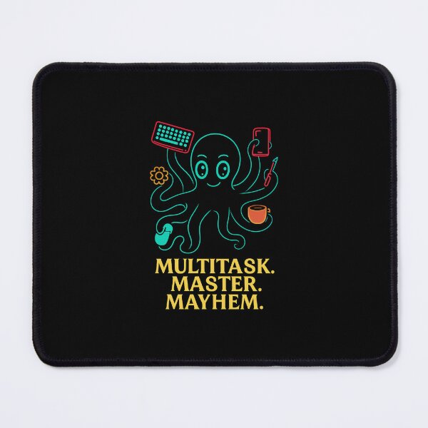 Item preview, Multitask Monster Mousepad designed and sold by Aucia.