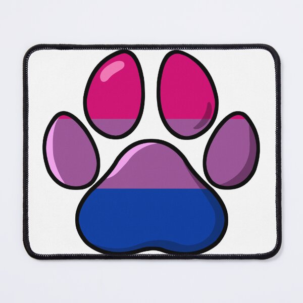 Item preview, pride - bi pawprint designed and sold by Official Legacy and Dameni Fan Art.