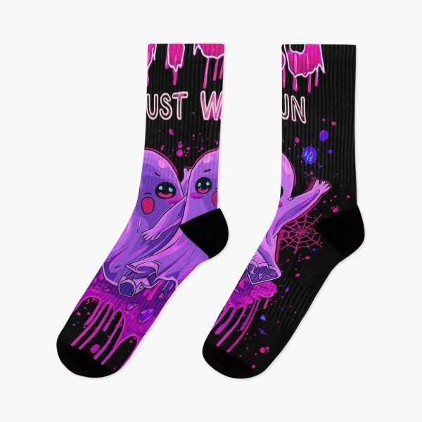 Item preview, Ghouls Just Wanna Have Fun – Cute Neon Ghosts Halloween Design designed and sold by snoezelstudio.