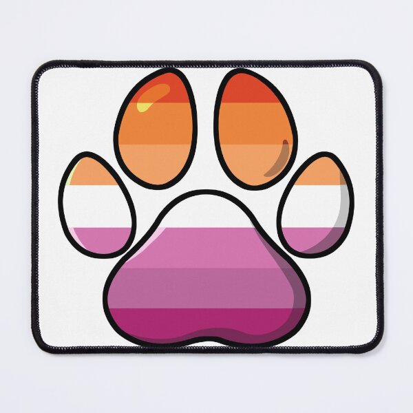 Item preview, pride - lesbian pawprint designed and sold by Official Legacy and Dameni Fan Art.