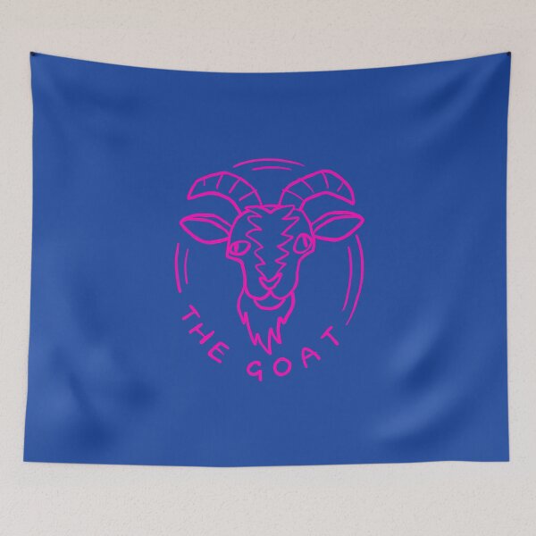 Item preview, The Goat doodle - Pink designed and sold by PickledjoArt.