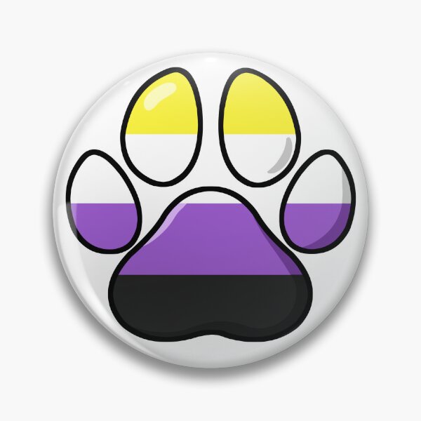 Item preview, pride - asexual pawprint designed and sold by Official Legacy and Dameni Fan Art.