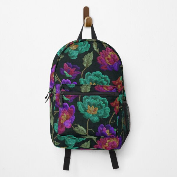 Item preview, Artistic Fresh Floral Embroidery For Boho Decor designed and sold by RoyalStarsPatts.
