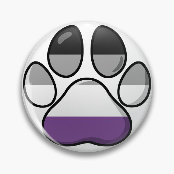 Item preview, pride - nonbinary pawprint designed and sold by Official Legacy and Dameni Fan Art.