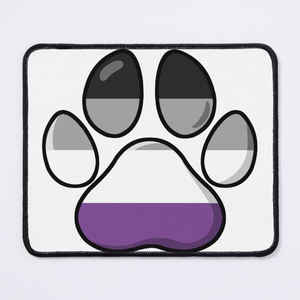 Item preview, pride - nonbinary pawprint designed and sold by Official Legacy and Dameni Fan Art.