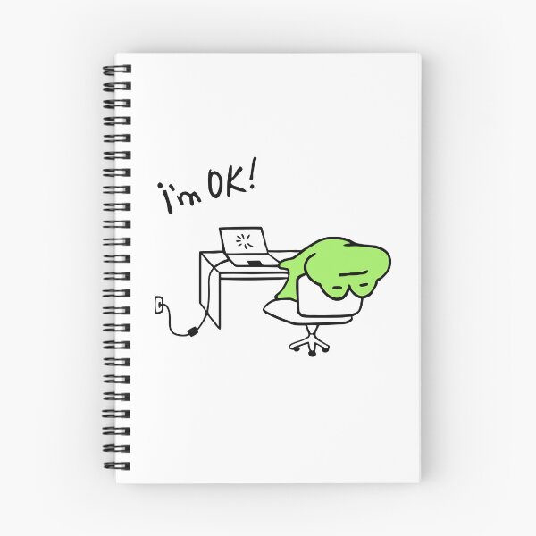 Item preview, i'm OK! - Cute Frog designed and sold by oops-I-drew-again.