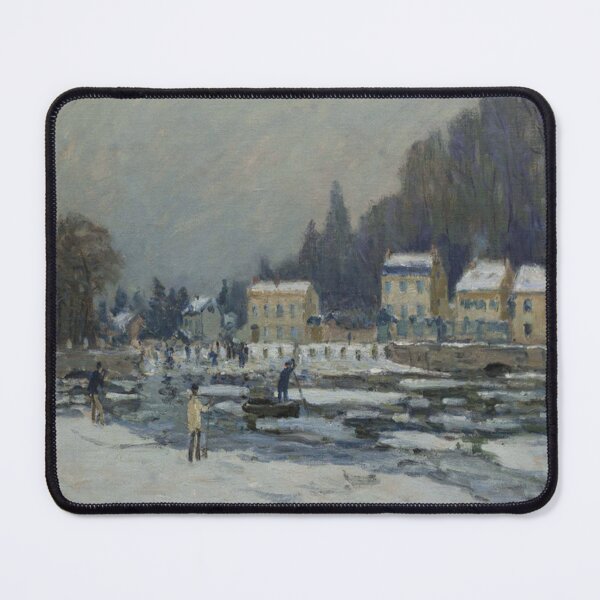 Item preview, The Blocked Seine at Port Marly designed and sold by tomorrowsart.