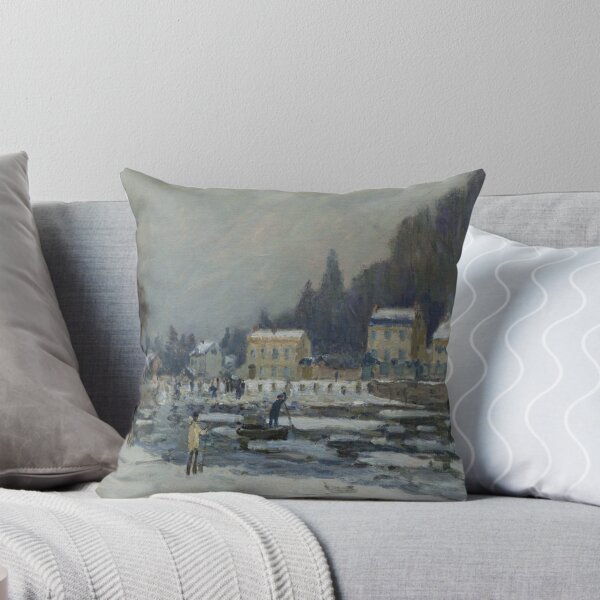 Item preview, The Blocked Seine at Port Marly designed and sold by tomorrowsart.