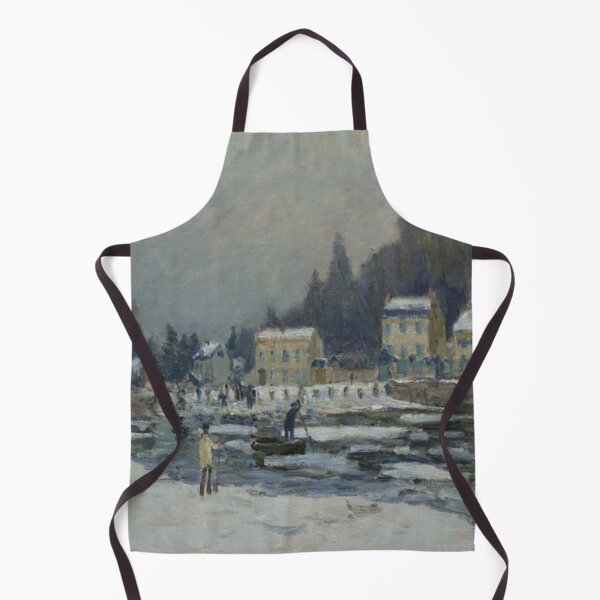 Item preview, The Blocked Seine at Port Marly designed and sold by tomorrowsart.