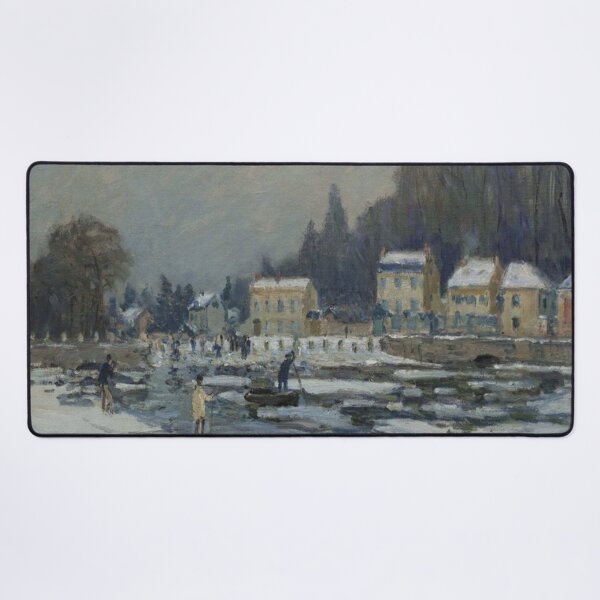 Item preview, The Blocked Seine at Port Marly designed and sold by tomorrowsart.