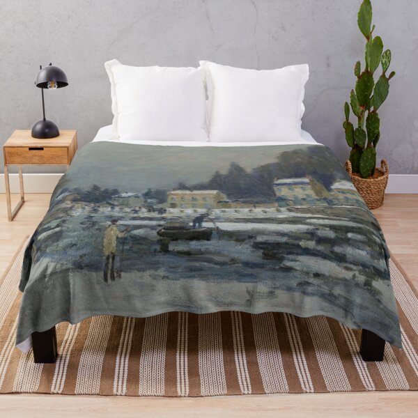 Item preview, The Blocked Seine at Port Marly designed and sold by tomorrowsart.