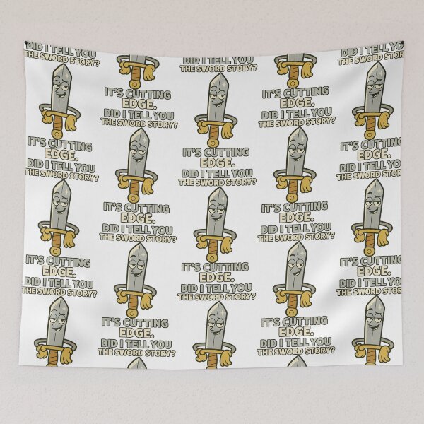 Item preview, Did I Tell You the Sword Story It’s Cutting Edge designed and sold by TeeTimeTreasure.