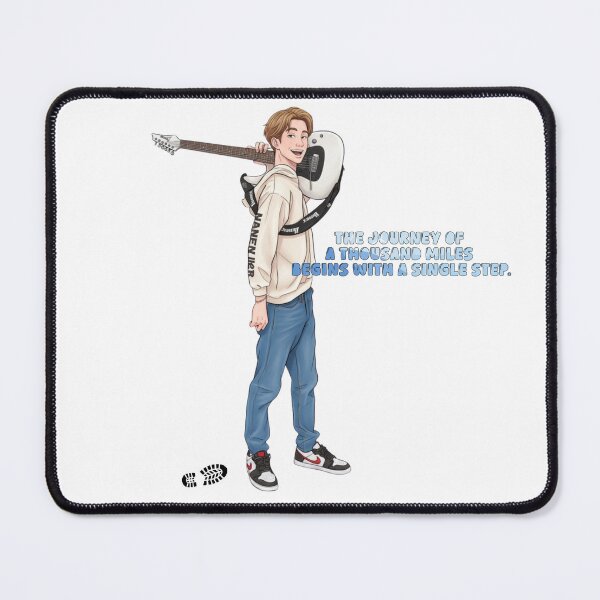 Item preview, The Journey Guitar Player Motivation Quote designed and sold by Chengfresh.