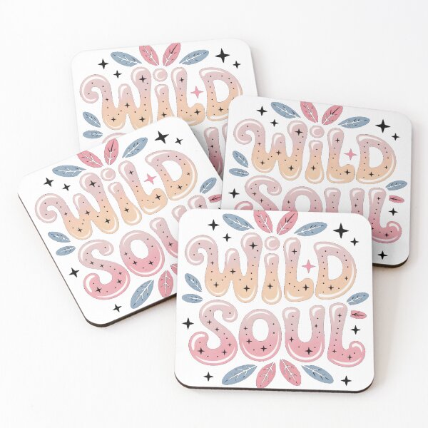 Item preview, Wild Soul Floral Retro Typography Design designed and sold by Teenidesign .