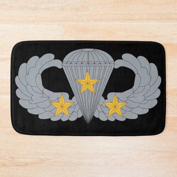 Item preview, Badge - Army - Parachutist - Basic - 3 Combat Star X 300 designed and sold by Military Insignia Products.