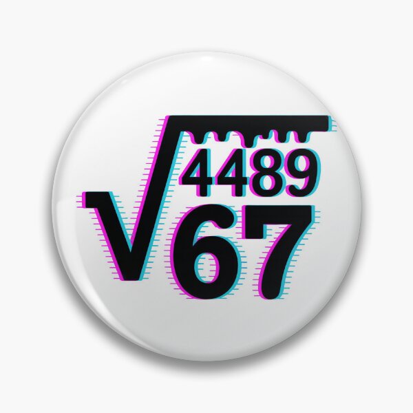 Item preview, Square Root 4489 = 67 Meme Tee designed and sold by WSPrintCrafter.