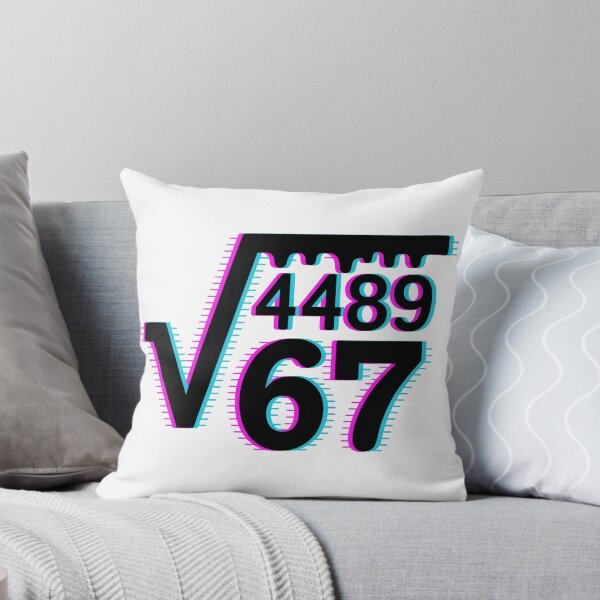 Item preview, Square Root 4489 = 67 Meme Tee designed and sold by WSPrintCrafter.