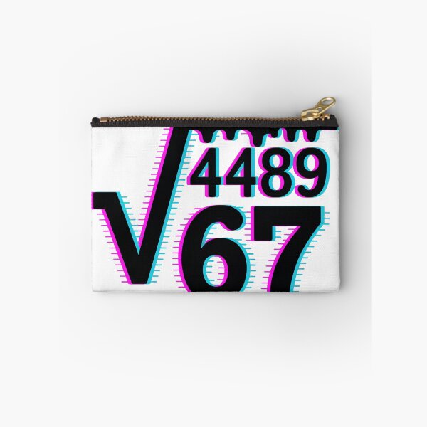Item preview, Square Root 4489 = 67 Meme Tee designed and sold by WSPrintCrafter.