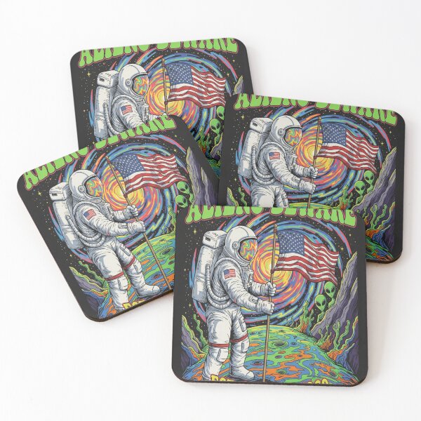 Item preview, Retro Aliens Astronaut designed and sold by CyberdogStudios.
