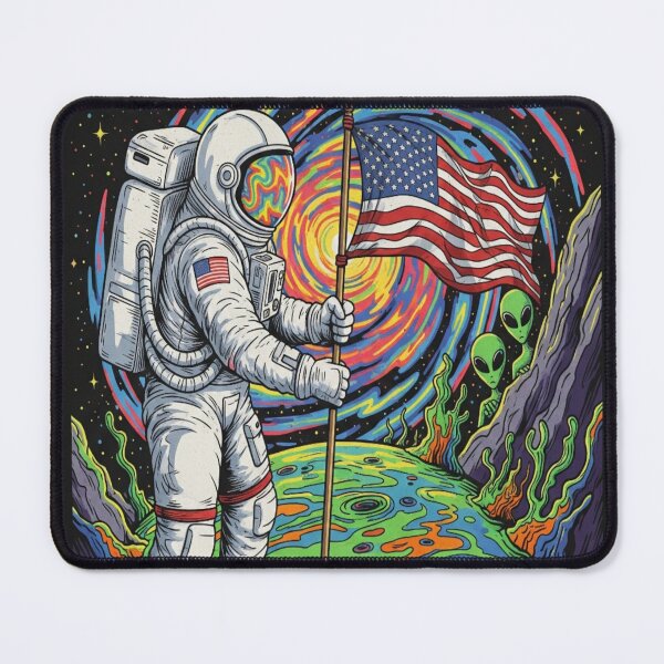 Item preview, Retro Aliens Astronaut designed and sold by CyberdogStudios.