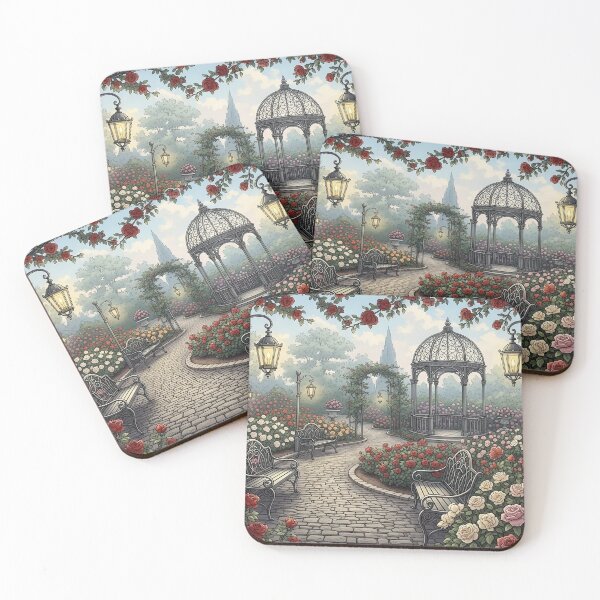 Item preview, Victorian Garden Scene designed and sold by Glitchart66.