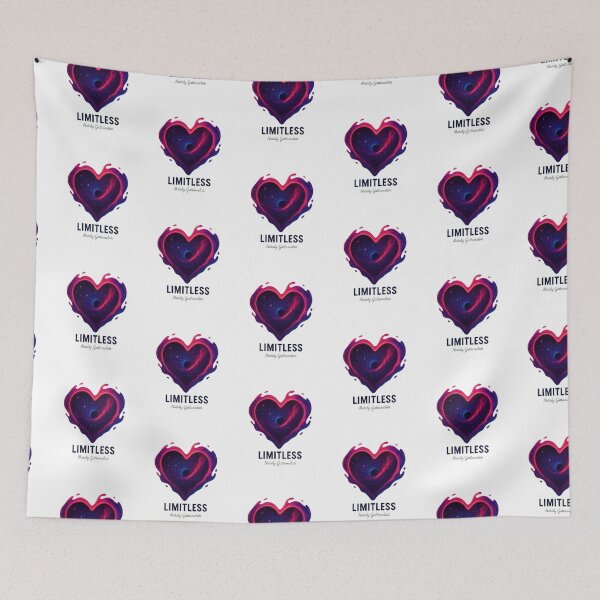 Item preview, “Limitless Cosmic Heart – Neon Galaxy Energy Design | Motivational & Inspirational Art” designed and sold by natalygattamelati.