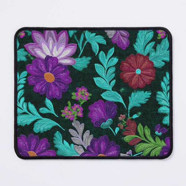 Item preview, Edgy Graceful Embroidered Flower For Floral Theme designed and sold by RoyalStarsPatts.