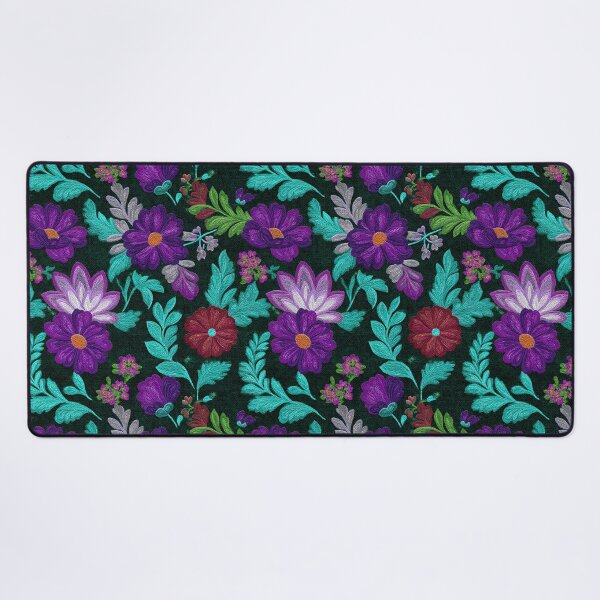 Item preview, Edgy Graceful Embroidered Flower For Floral Theme designed and sold by RoyalStarsPatts.