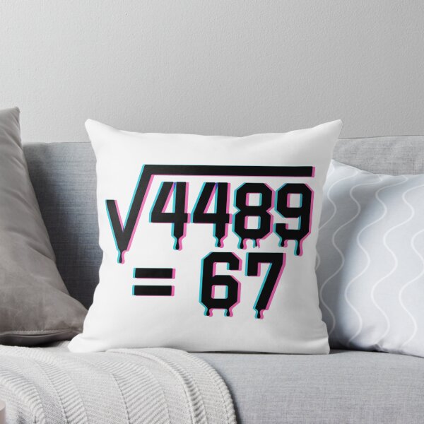 Item preview, Square Root 4489 = 67 designed and sold by WSPrintCrafter.